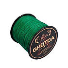 Шнур плетений рибальський 150м 0.23 мм 14кг GHOTDA, зелений
