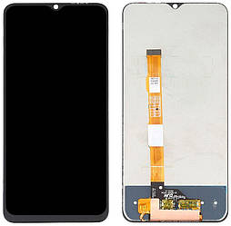 Дисплей для Vivo Y31 2021 (V2036), модуль у зборі (екран і сенсор), чорний, оригінал