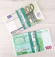 Гроші сувенірні 10 купюр 100 EUR