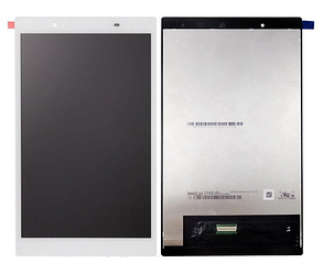 Дисплей для Lenovo Tab 4 8.0" TB-8504X, TB-8504N (LTE, 4G), модуль із зеленим шлейфом, білий, оригінал