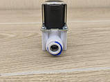 Клапан електромагнітний під трубку 3/8 10 мм 24 вольти нормально відкритий, фото 2