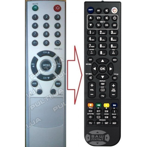 Пульт для телевізора SUPER KLV-B15G10 (аналог), фото 1