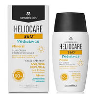 Детский солнцезащитный минеральный крем SPF 50+ Heliocare 360º Pediatrics Mineral SPF 50, 50 мл Cantabria Labs