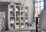 Стелаж-перегородка для кімнати Forte Id-2700/11 Ш 1424 / В 1430 / Г 290 Венге темний, фото 3