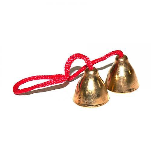 Дитяча музична іграшка Дзвіночки на шнурочку (2 шт), метал, від 3 років