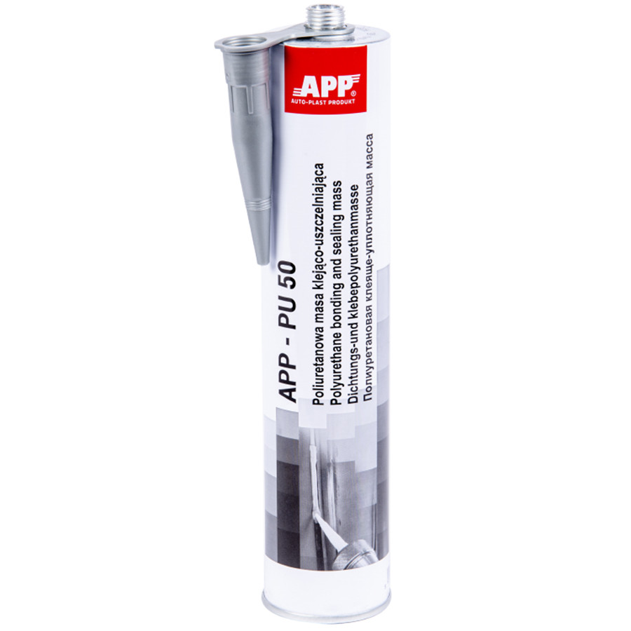 Герметик поліуретановий клейо-ущільний PU50 APP (відкритий картридж), 310ml, сірий, 040306