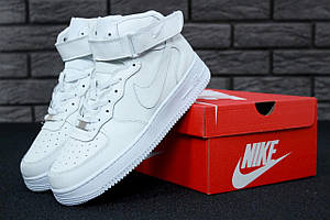 Кросівки Nike Air Force 1 High White (Високі білі Найк Аір Форс чоловічі і жіночі розміри 36-45) 37