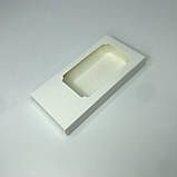 Коробка для шоколаду, 160*80*17 мм│НФ│, з вікном, біла, фото 2