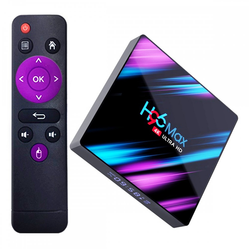 Smart TV Box приставка H96 MAX RK3318 4/64