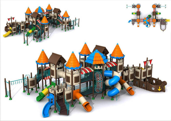 Купить Игровой комлекс-площадка для детей Castle Seies HDS-CB113-2 ...