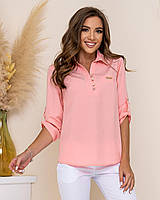 Рубашка / блуза / блузка арт. 828, цвет розовый