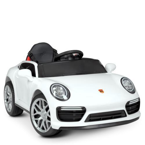 Дитячий електромобіль (2 мотори по 25W,муз,MP3,TF,USB) Bambi M 4611EBLR-1 Білий
