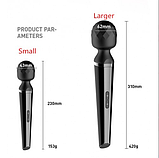 Вібратор мікрофон із стимуляцією, Вібромасажер стимулятор з USB, інтимні іграшки для жінок, фото 7