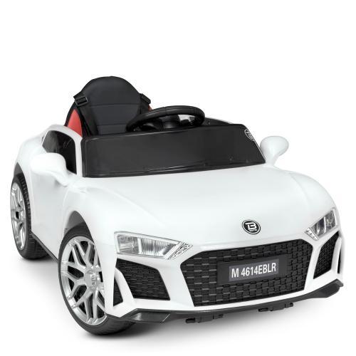 Дитячий електромобіль (2 мотори по 25W,муз,MP3,TF,USB) Bambi M 4614EBLR-1 Білий