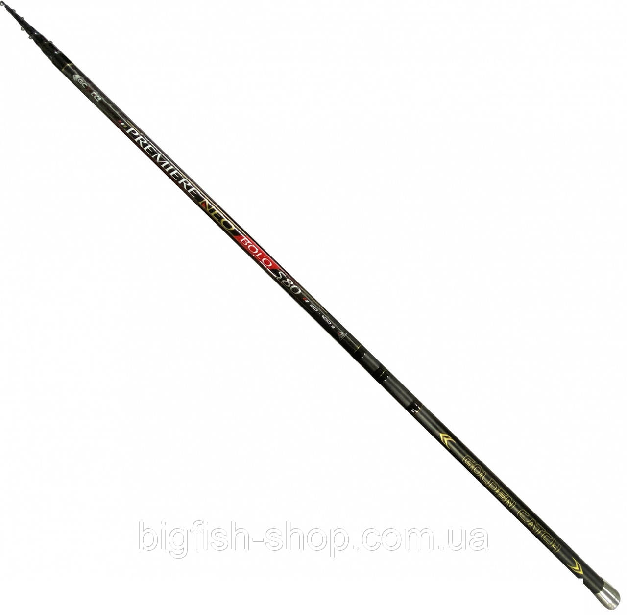 Телескопічне вудилище Golden Catch & Tica Premiere NEO 4.8 м. (30-100 гр.)