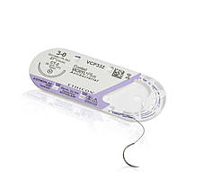 Шовний матеріал антибактеріальний Vicryl Plus 1 колюча голка 48 мм 1/2 кола 90 см