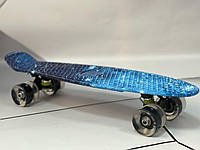 Пенніборд-скейт, дитячий, колеса 60мм, ПУ, Абек-7, світяться, матеріал-пластик+метал.