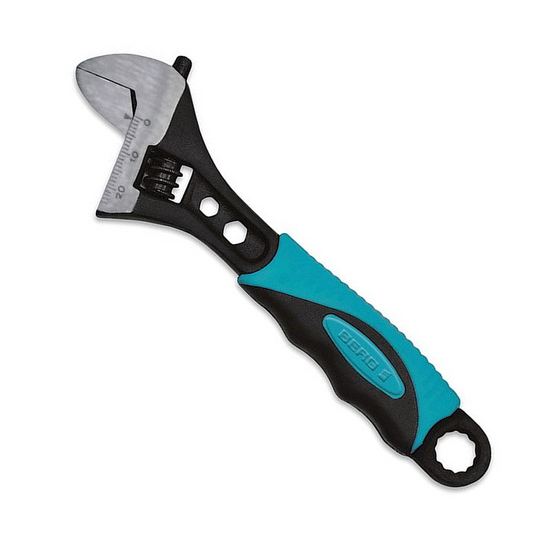 Ключ розвідний Berg Преміум Cr-V зі шкалою 150 мм (49-240)