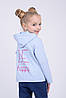Дитяча кофта-худі на блискавці 92,98,110 розмір з трикотажу двунитка, фото 2