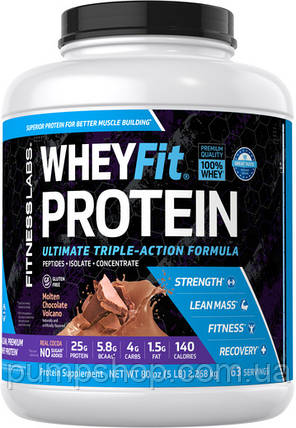 Сироватковий протеїн Fitness Labs WheyFit Protein 2268 г, фото 1