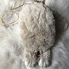 🐰 Сумка-Рюкзак 🐰 рожевий хутряний💕 Кролик "Rex Fendi" (зайчик, зайчик) як іграшка, фото 2