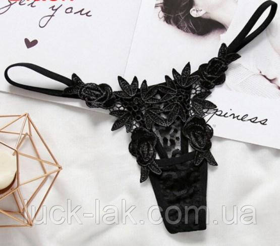 Трусики стрінги з вирізом "Розаліна", фото 1