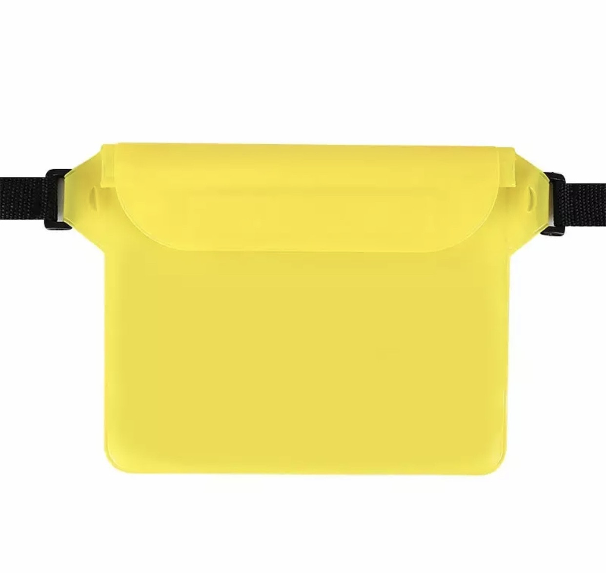 Водонепроникна сумка на пояс для смартфона та документів Waterproof Bag жовта, фото 1