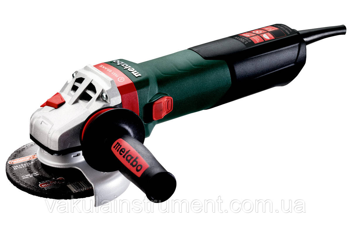 Кутова шліфувальна машина Metabo WEBA 17-125 QUICK (600514000)