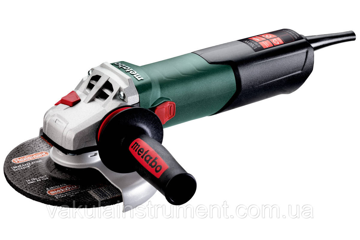 Кутова шліфувальна машина Metabo WEV 17-150 QUICK (600473000)