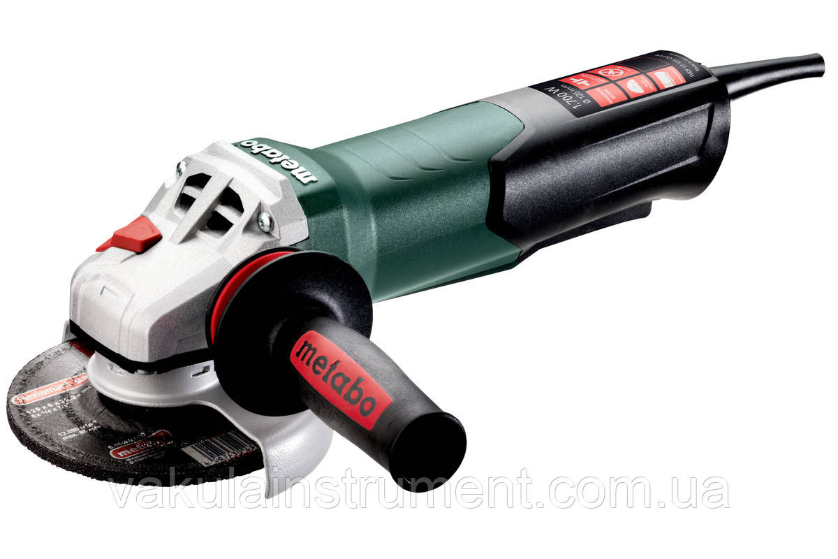 Кутова шліфувальна машина Metabo WEP 17-125 QUICK (600547000), фото 1