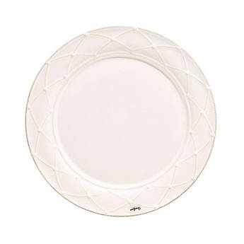Тарілка обідня керамічна в білому кольорі Meridian Costa Nova