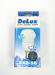 Лампа енергозберігаюча DELUX EXR-50 7W 6400К E14