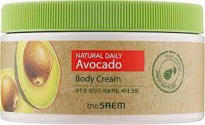 Крем для тіла з екстрактом авокадо THE SAEM Natural daily Avocado Body Cream, 300 мл, фото 2