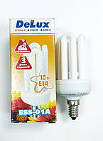 Лампа энергосберегающая DELUX ESS-01A 15W E14 2700К 898Lm