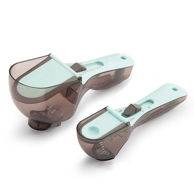 Мірні регульовані ложки Adjustable Measuring Spoon (Бірюзовий) | Вимірювальна посуд