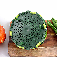 Вставка в каструлю пароварка Cooking House Lotus Steamer 26 см Зелена, фото 9