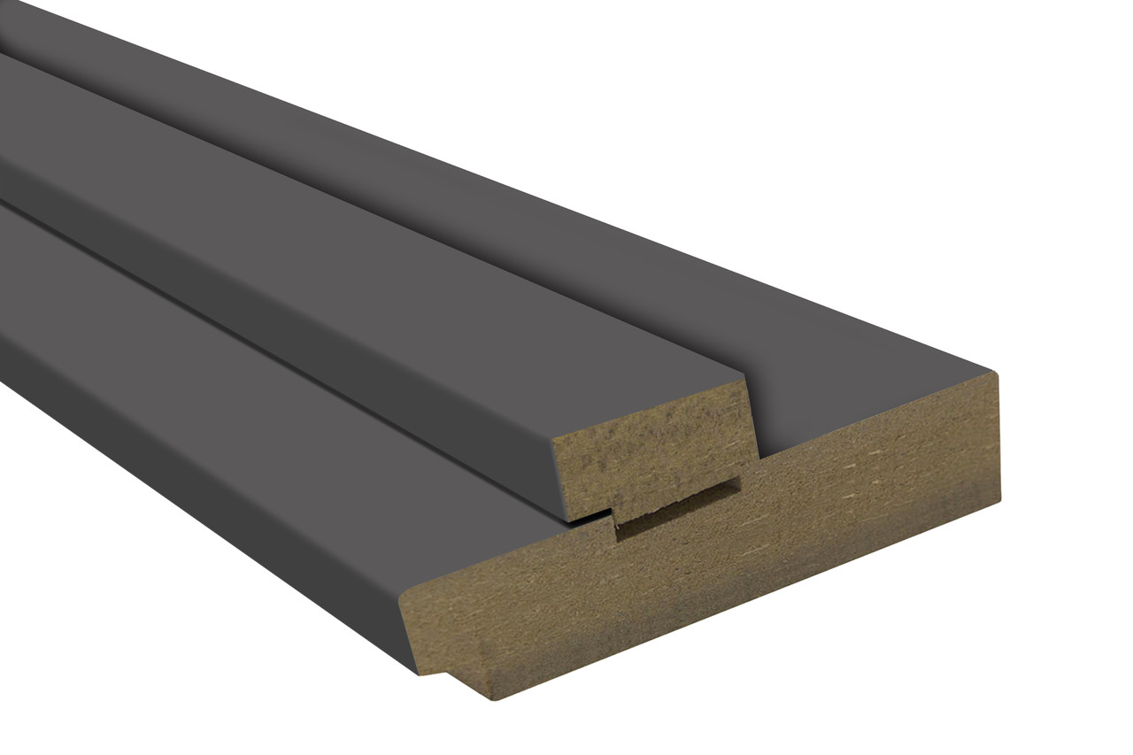 Коробка мдф 80 мм графіт silk matt, компл, фото 1