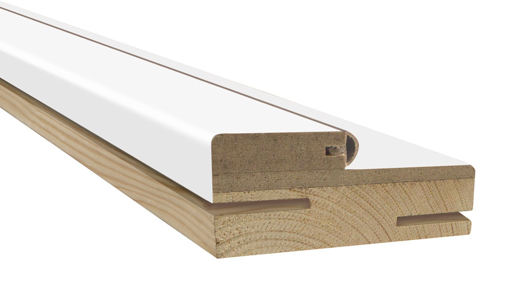 Коробка телескоп 100мм білий silk matt, компл, фото 1