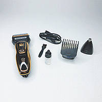 Бритва, триммер, машинка для стрижки волос головы, усов и бороды Geemy GM-595 (электробритва) 3 Вт EN