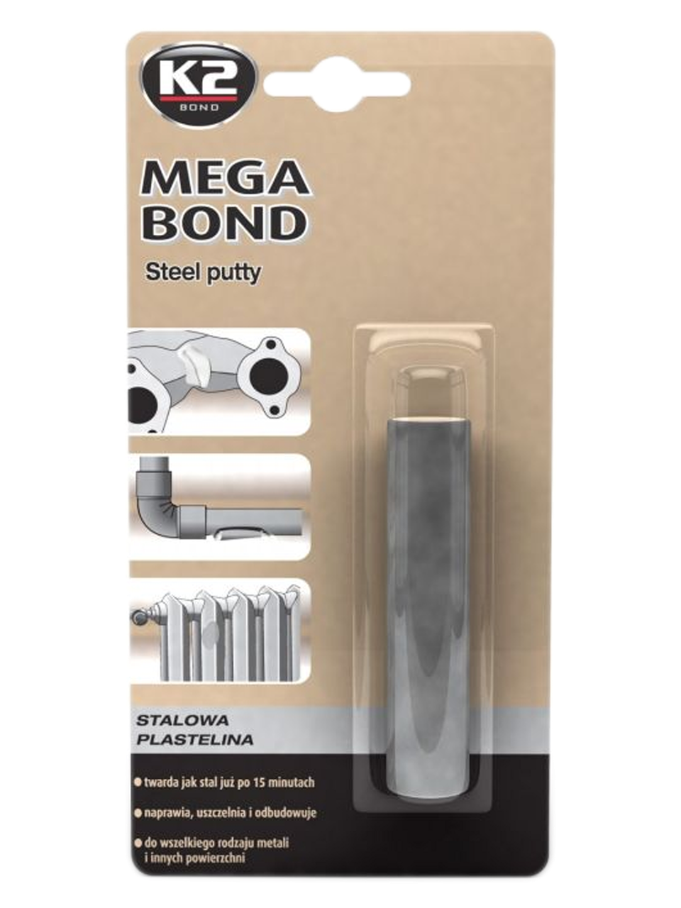 Клей-герметик для деталей авто MEGA BOND 60г (B321) K2