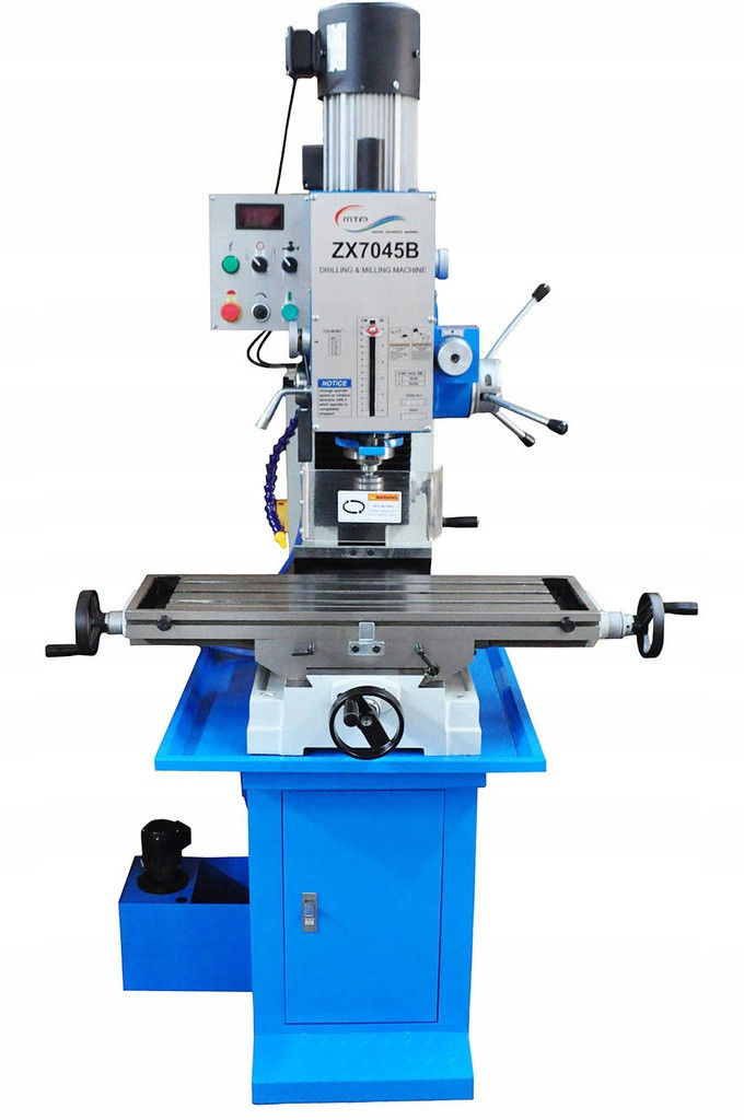 Фрезерно-свердлильний верстат ZX7045B 45мм