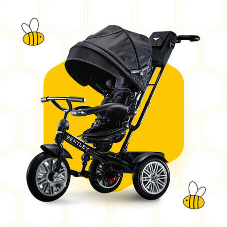 Дитячий триколісний велосипед з батьківською ручкою