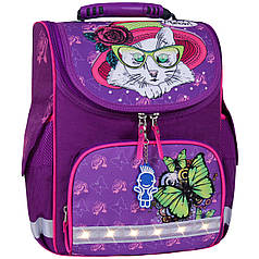 Рюкзак шкільний каркасний з ліхтариками Bagland Успіх 12л (00551703 339 фіолетовий 168К)