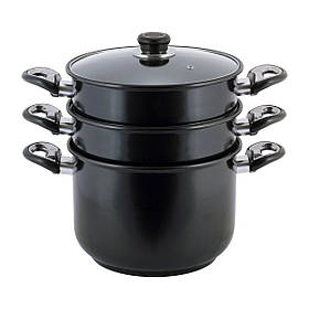 Пароварка 3-х рівнева Kamille KM-5826 24х29.2 см