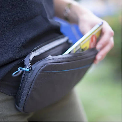 Поясна сумка Lifeventure RFID Travel Belt Pouch 1 L Чорний, фото 4