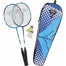 Набір для бадмінтону Talbot Torro Badminton Set 2 Fighter Pro Set Composite 2 ракетки 2 волана чохол, фото 3