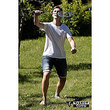 Набір для бадмінтону Talbot Torro Badminton Set 2 Fighter Pro Set Composite 2 ракетки 2 волана чохол, фото 6