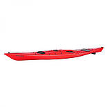 Каяк туристичний одномісний для спорту та риболовлі Seabird Designs R Scott MV HDPE red kayak, байдарка, фото 4