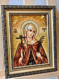 Св.мучениця Валентина ікона з янтаря, Іменна ікона з бурштину " Св. Валентина  ", фото 3