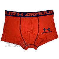 Чоловічі труси-боксери Under Armour, м'яка натуральна бавовна, колір червоний